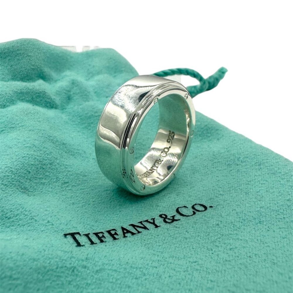 Tiffany & Co Metropolis Sterling Silver 925 Wide Ring